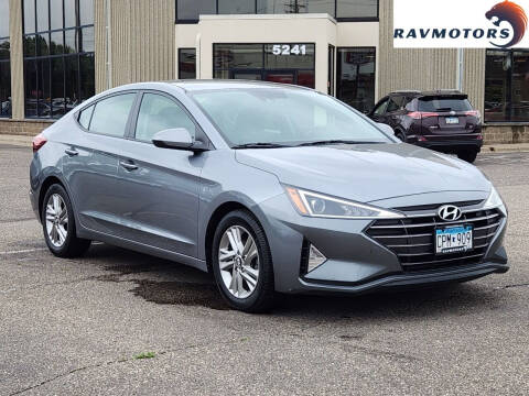 2019 Hyundai Elantra for sale at RAVMOTORS - CRYSTAL in Crystal MN