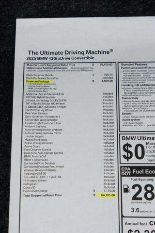 2025 BMW 4 Series 430i xDrive