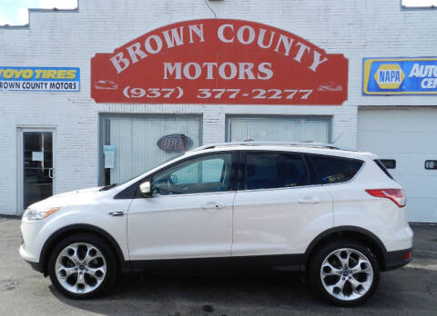 2013 Ford Escape for sale at Brown County Motors in Russellville OH