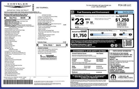 2020 Chrysler 300 Touring L