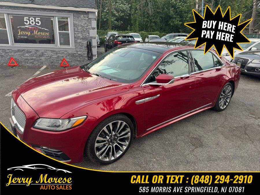Ruby Red Metallic Tinted Clearcoat 2018 Lincoln Continental Select AWD Select 4dr Sedan 2