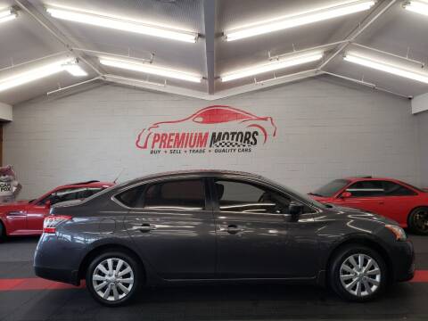 2013 Nissan Sentra for sale at Premium Motors in Villa Park IL