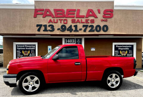 2007 Chevrolet Silverado 1500 Classic for sale at Fabela's Auto Sales Inc. in South Houston TX