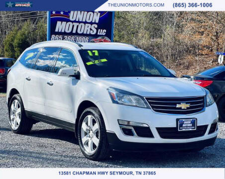 2017 Chevrolet Traverse for sale at Union Motors in Seymour TN