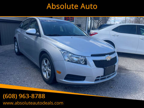 2012 Chevrolet Cruze for sale at Absolute Auto in Baraboo WI