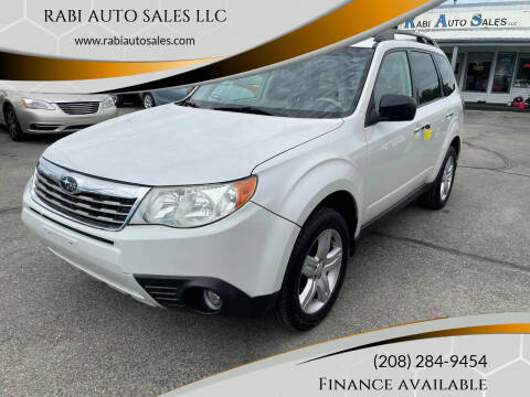 2010 Subaru Forester for sale at RABI AUTO SALES LLC in Garden City ID