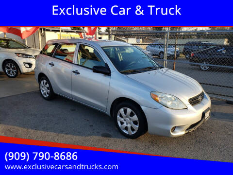 2005 Toyota Matrix for sale at Exclusive Car & Truck in Yucaipa CA