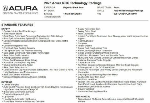 2023 Acura RDX w/Tech