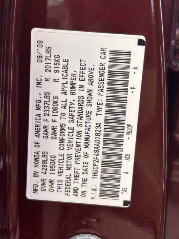 2010 Honda Accord LX-P