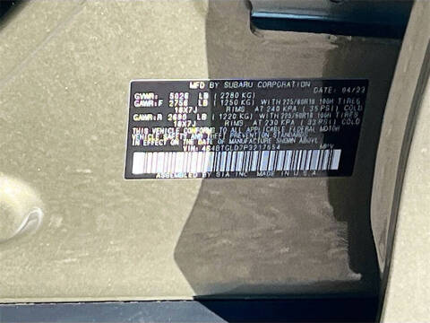 2023 Subaru Outback Onyx Edition XT