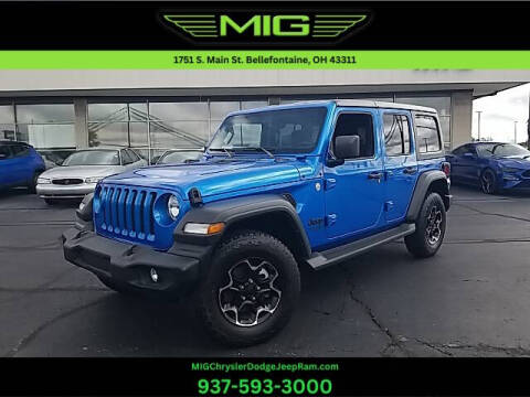 2021 Jeep Wrangler Unlimited for sale at MIG Chrysler Dodge Jeep Ram in Bellefontaine OH