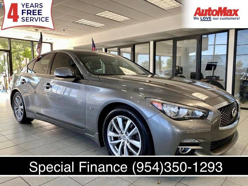 2015 Infiniti Q50 for sale at Auto Max in Hollywood FL