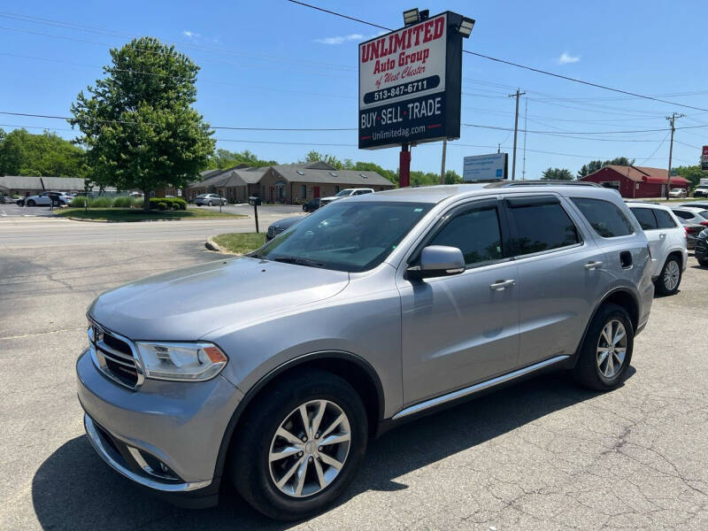 2015 Dodge Durango for sale at Unlimited Auto Group in West Chester OH