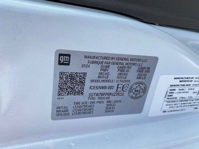 2024 GMC Savana 2500