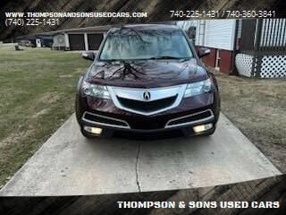 2011 Acura MDX for sale at THOMPSON & SONS USED CARS in Marion OH