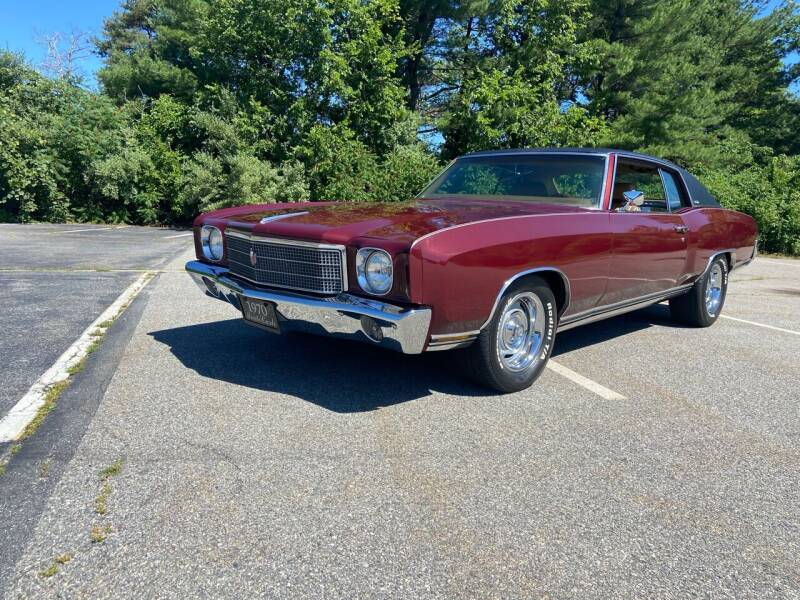 1970 Chevrolet Monte Carlo for sale at Clair Classics in Westford MA