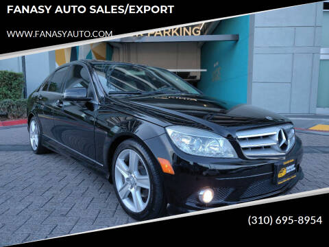 2010 Mercedes-Benz C-Class for sale at FANASY AUTO SALES/EXPORT in Yorba Linda CA