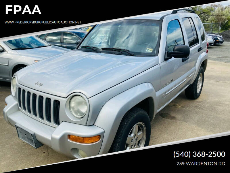 2002 Jeep Liberty for sale at FPAA in Fredericksburg VA
