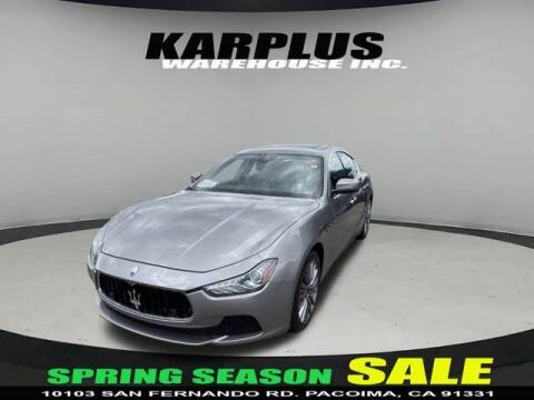 2017 Maserati Ghibli for sale at Karplus Warehouse in Pacoima CA