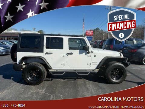 2014 Jeep Wrangler Unlimited for sale at Carolina Motors in Thomasville NC