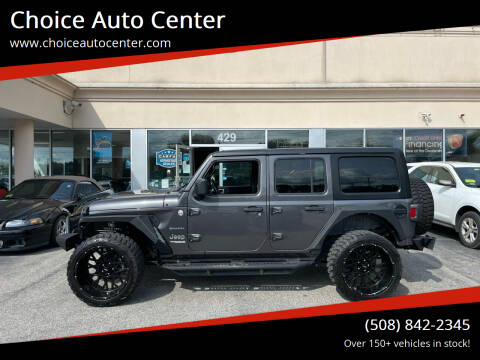 2020 Jeep Wrangler Unlimited for sale at Choice Auto Center in Shrewsbury MA