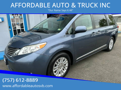 2014 Toyota Sienna for sale at AFFORDABLE AUTO & TRUCK INC in Virginia Beach VA