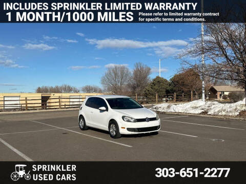 2011 Volkswagen Golf for sale at Sprinkler Used Cars in Longmont CO