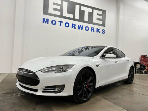 2014 Tesla Model S for sale at ELITE MOTORWORKS in Portland OR