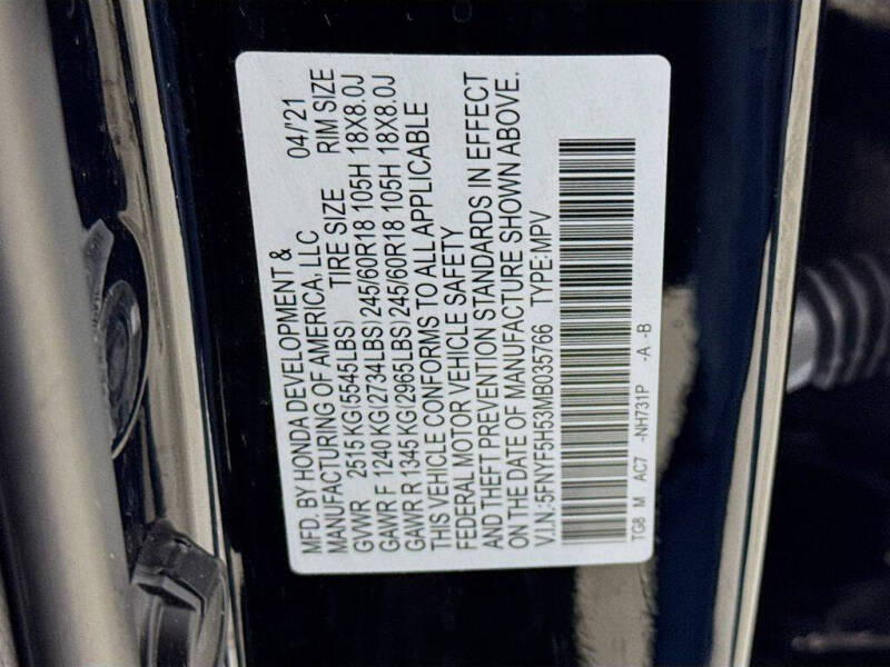 2021 Honda Pilot EX-L