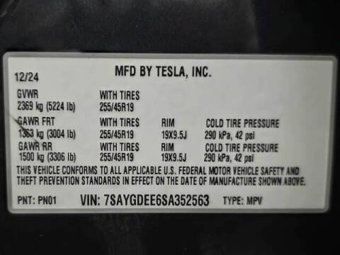 2025 Tesla Model Y Long Range