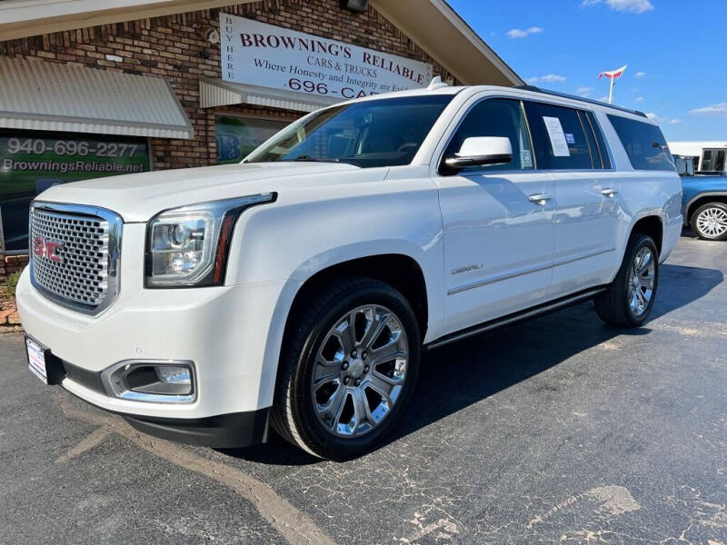 2016 GMC Yukon XL for sale at Browning's Reliable Cars & Trucks in Wichita Falls TX