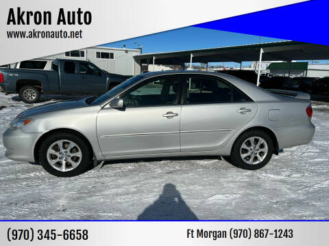 2006 Toyota Camry for sale at Akron Auto - Fort Morgan in Fort Morgan CO