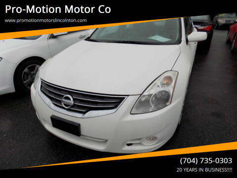 2012 Nissan Altima for sale at Pro-Motion Motor Co in Lincolnton NC