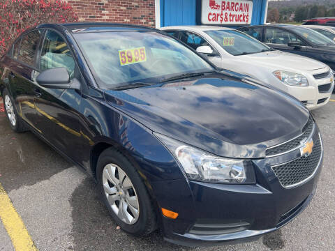 2014 Chevrolet Cruze for sale at BURNWORTH AUTO INC in Windber PA