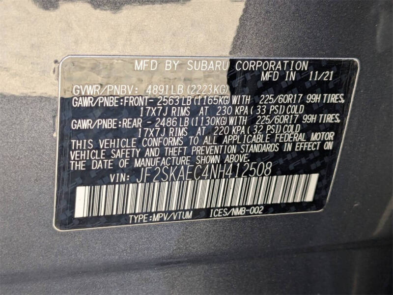 2022 Subaru Forester Premium