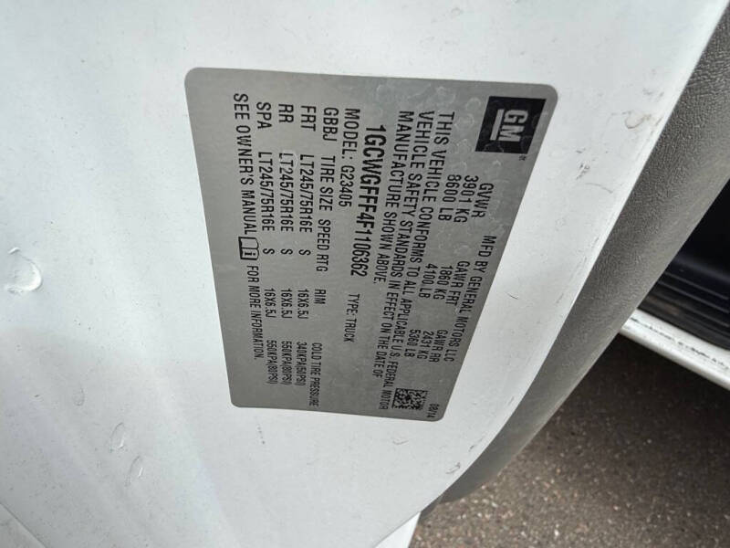 2015 Chevrolet Express 2500