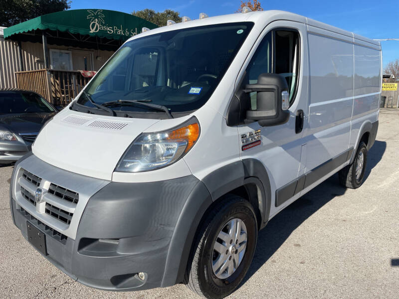 2016 RAM ProMaster for sale at OASIS PARK & SELL in Spring TX