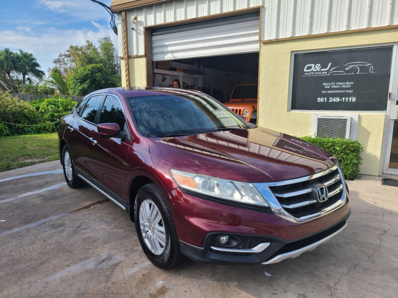 2015 Honda Crosstour for sale at O & J Auto Sales in Royal Palm Beach FL