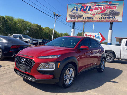 2019 Hyundai Kona for sale at ANF AUTO FINANCE in Houston TX