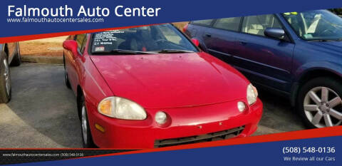 1995 Honda Civic del Sol for sale at Falmouth Auto Center in East Falmouth MA