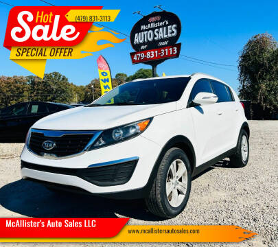 2012 Kia Sportage for sale at McAllister's Auto Sales LLC in Van Buren AR