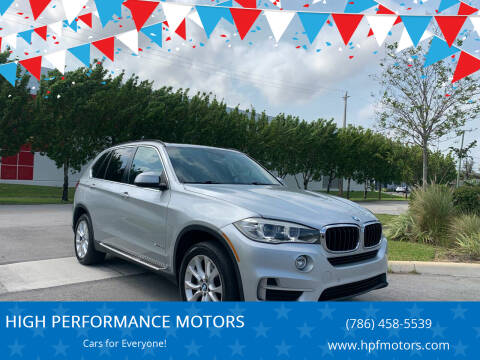 2016 BMW X5 for sale at HIGH PERFORMANCE MOTORS in Hollywood FL
