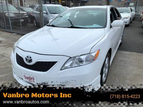 2009 Toyota Camry for sale at Vanbro Motors Inc in Staten Island NY