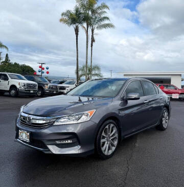 2017 Honda Accord for sale at PONO'S USED CARS in Hilo HI