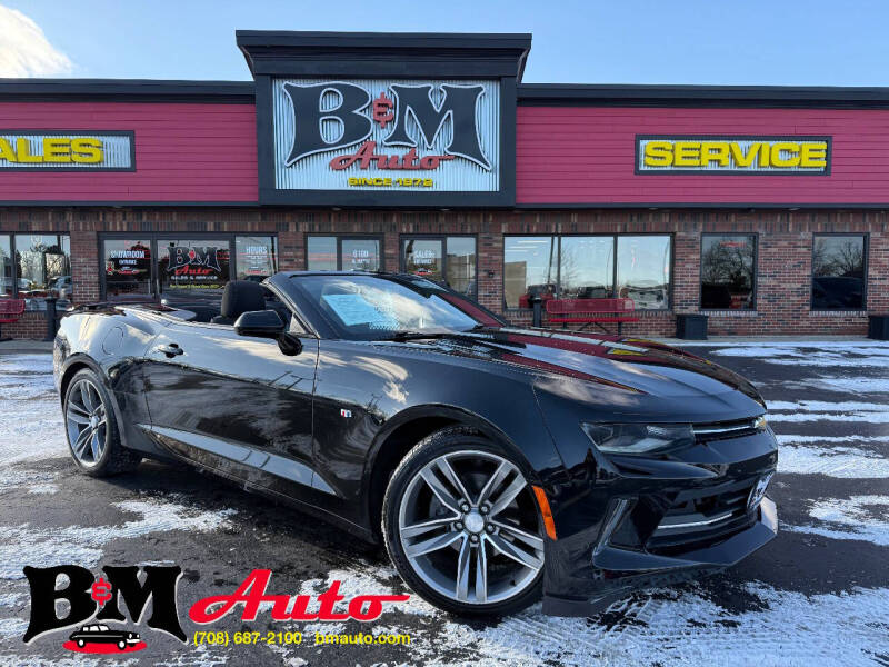 2017 Chevrolet Camaro for sale at B & M Auto Sales Inc. in Oak Forest IL