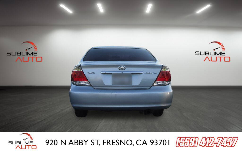 2005 Toyota Camry for sale at SUBLIME AUTO in Fresno, CA