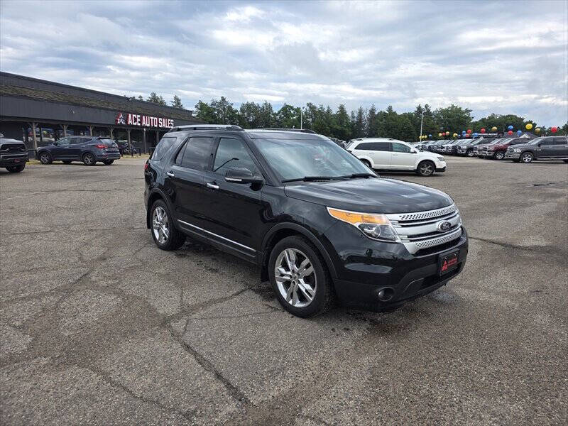 Black 2014 Ford Explorer XLT AWD XLT 4dr SUV 2