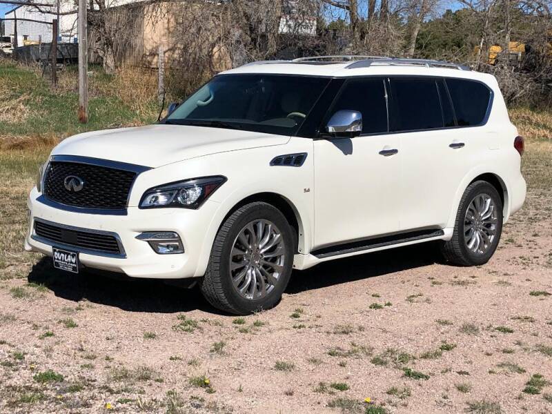 2015 Infiniti QX80 for sale at Outlaw Motors in Newcastle WY
