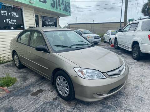 2005 Honda Civic for sale at Jack's Auto Sales in Port Richey FL