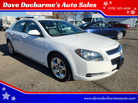 2009 Chevrolet Malibu for sale at Dave Ducharme's Auto Sales in Lowell MA